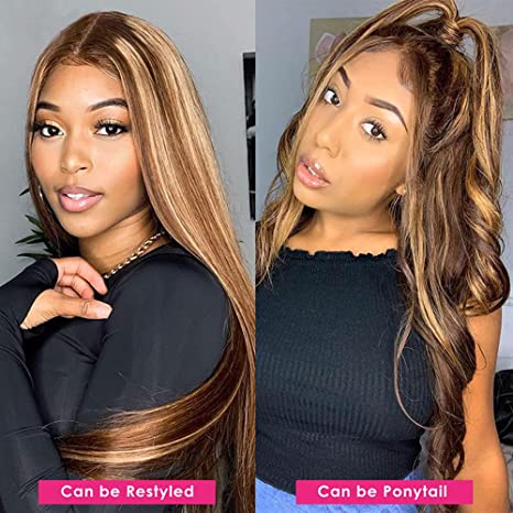 Body Wave Lace Front Wig Brazilian Ombre Human Hair Wigs for Black Women