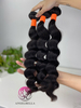 100% Unprocessed Brazilian Deep Wave Bundles With Closure Virgin Human Hair Bundles With 4×4 Lace Closure 