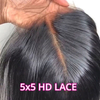 2022 Body Wave 5x5 Transparent Lace Closure Virgin Brazilian Human Hair Swiss Lace Closure 
