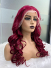 Burgundy 99J Red Color Body Wave Wig Lace Front Wigs