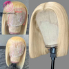Angelbella Queen Doner Virgin Hair Quality Brazilian 613 Straight 13X4 Hd Lace Frontal Closure Pre Plucked With Edges