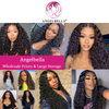 AngelBella DD Diamond Hair Deep Wave Real Hair HD 13x4 Lace Frontal Ear To Ear Lace Front Wigs