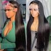 AngelBella Glory Virgin Hair 1B# 13x4 Straight Brazilian Lace Front Human Hair Wigs